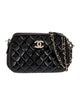 Chanel Patent Double Zip Camera Bag