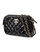 Chanel Patent Double Zip Camera Bag