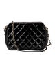 Chanel Patent Double Zip Camera Bag