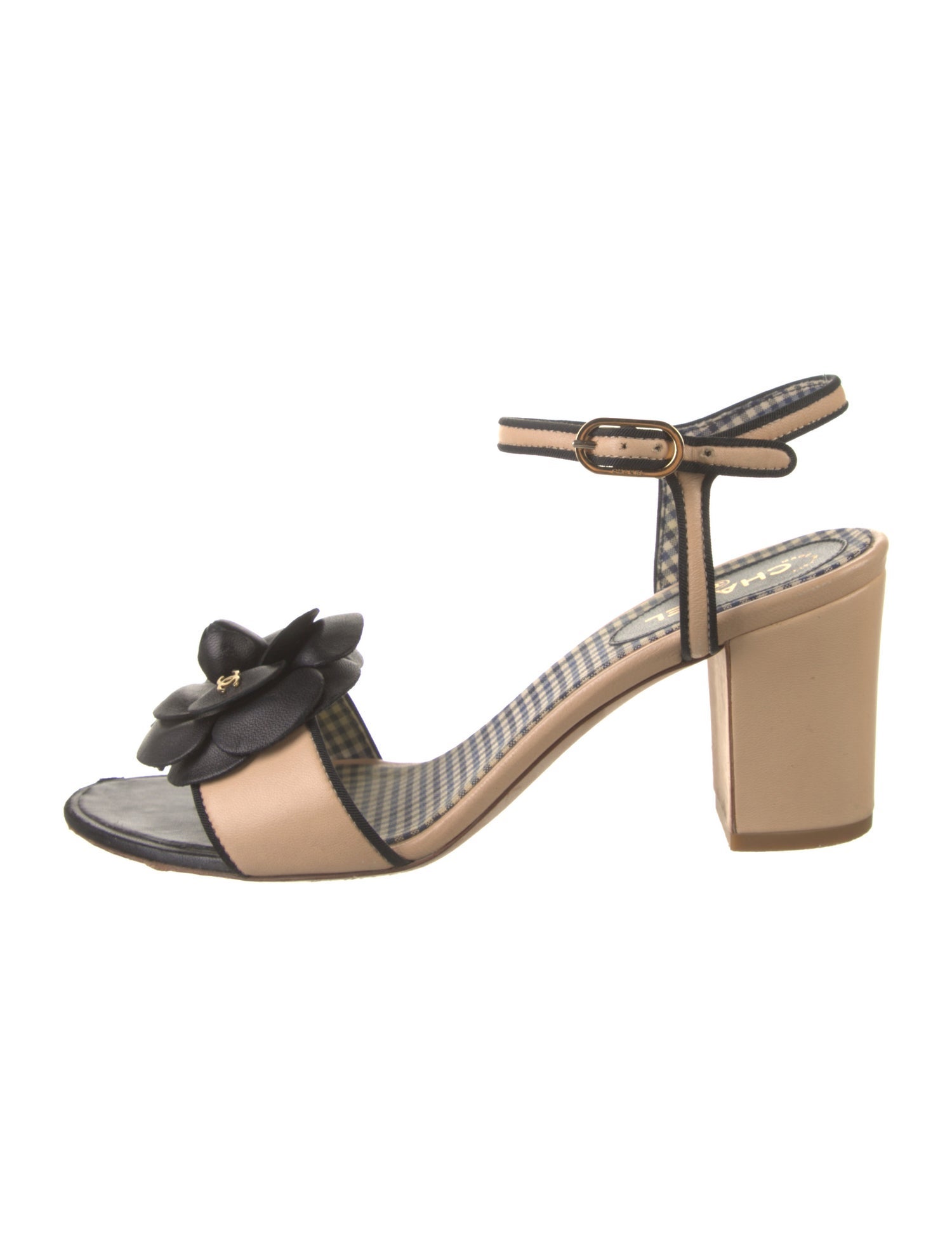 Chanel 2011 Interlocking CC Logo Sandals Neutrals Sandals, Shoes