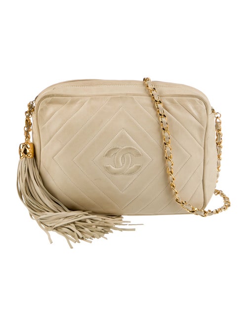 Chanel CC Diamond Tassel Camera Bag