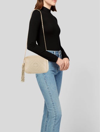 Chanel CC Diamond Tassel Camera Bag