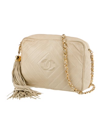 Chanel CC Diamond Tassel Camera Bag
