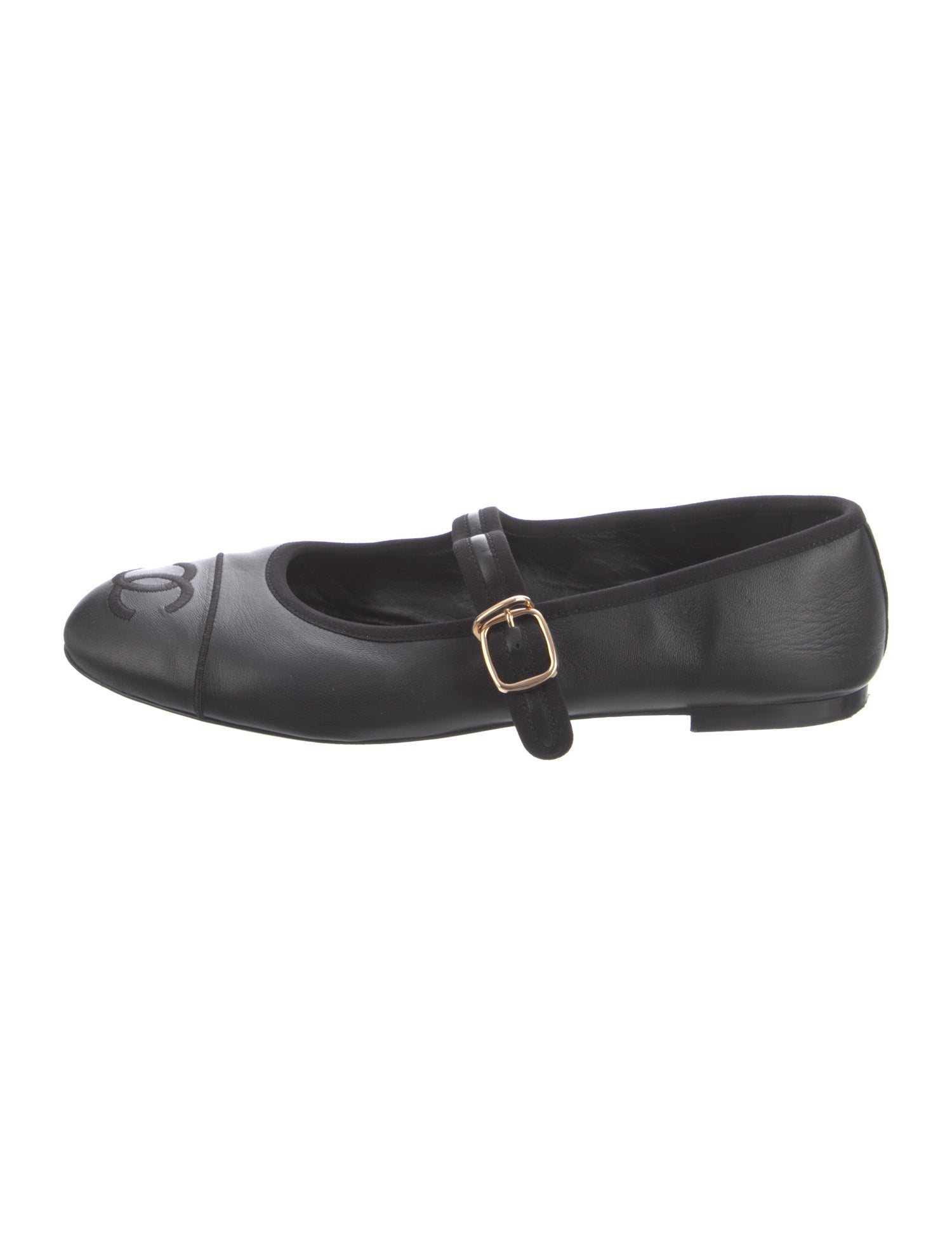 Chanel 2024 Mary Jane Mary Jane Flats Black Flats, Shoes CHA1135639