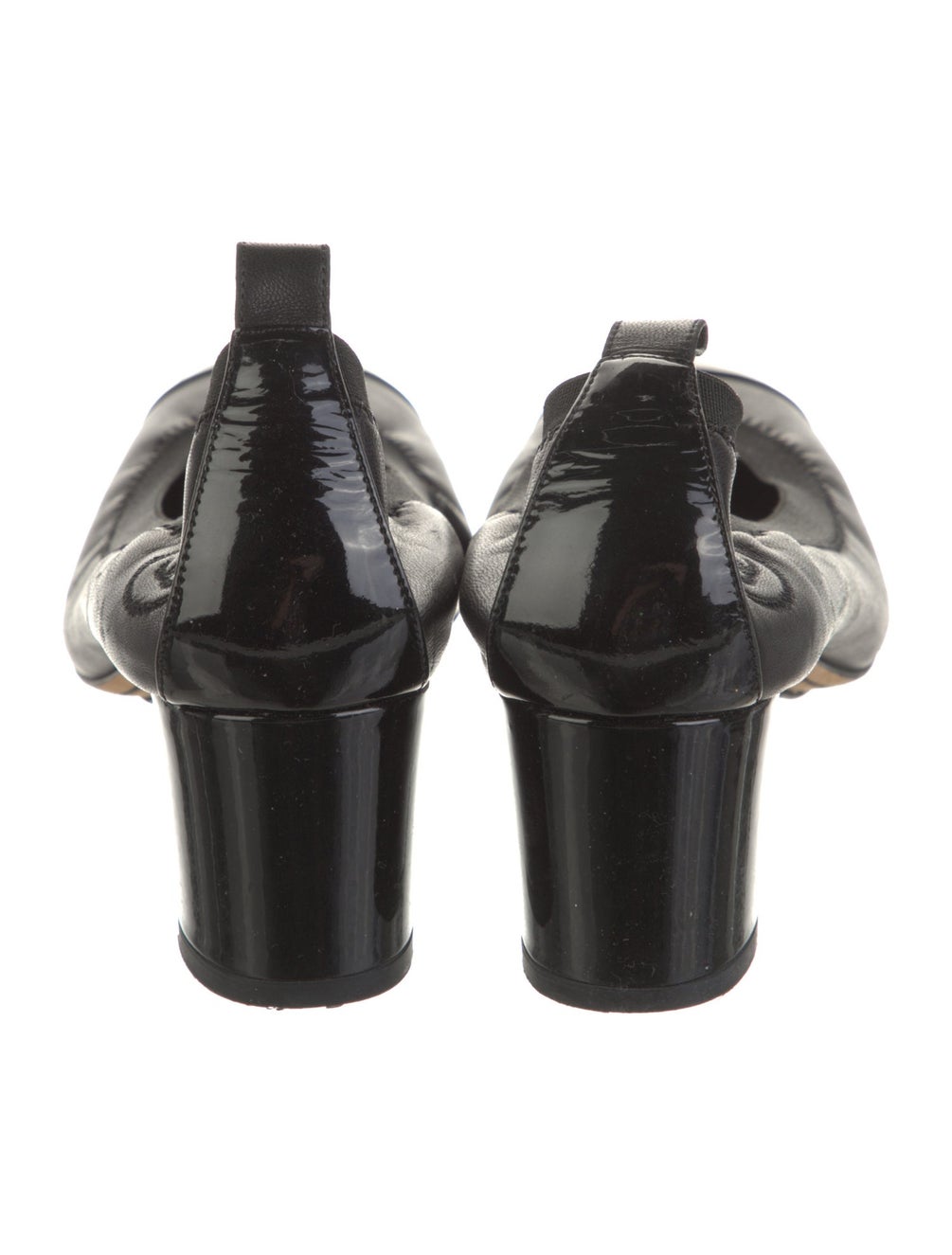 Chanel Interlocking CC Logo Leather Pumps Black Pumps, Shoes