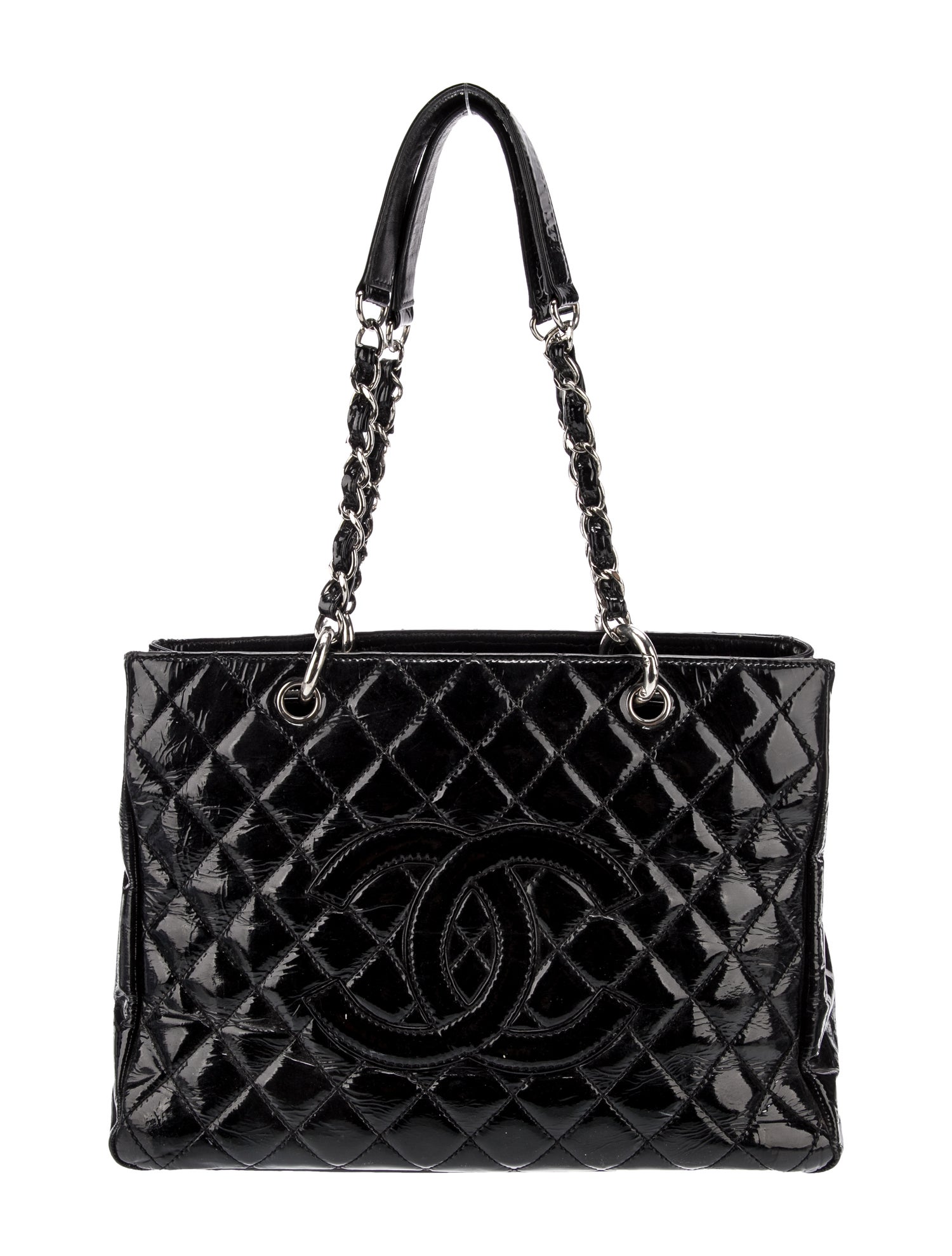 Chanel Patent Grand Shopping Tote Black Totes, Handbags CHA1135769