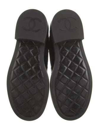 Chanel 2021 Interlocking CC Logo Combat Boots