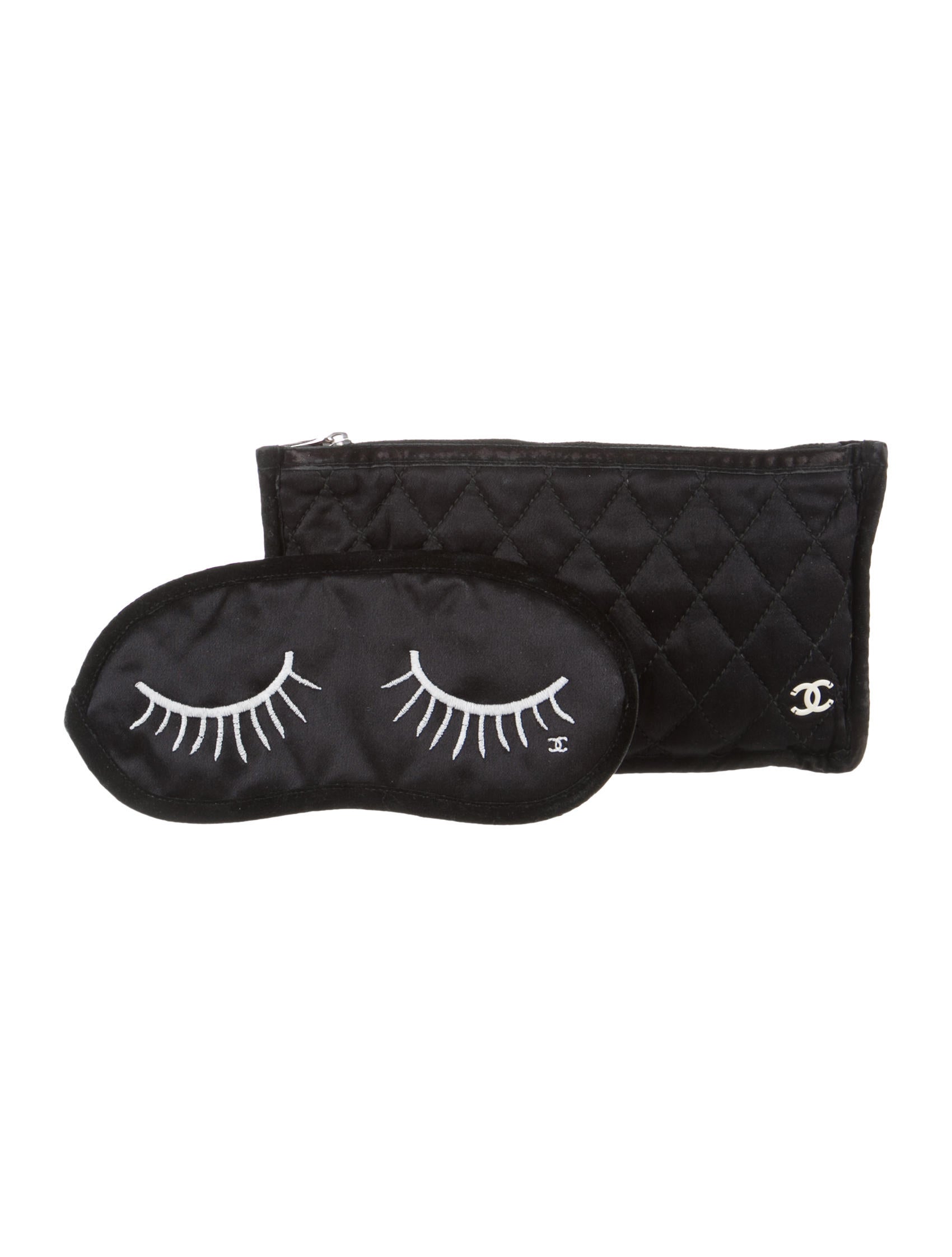 Chanel Eye Mask Set Black Other, Accessories CHA113634 The RealReal