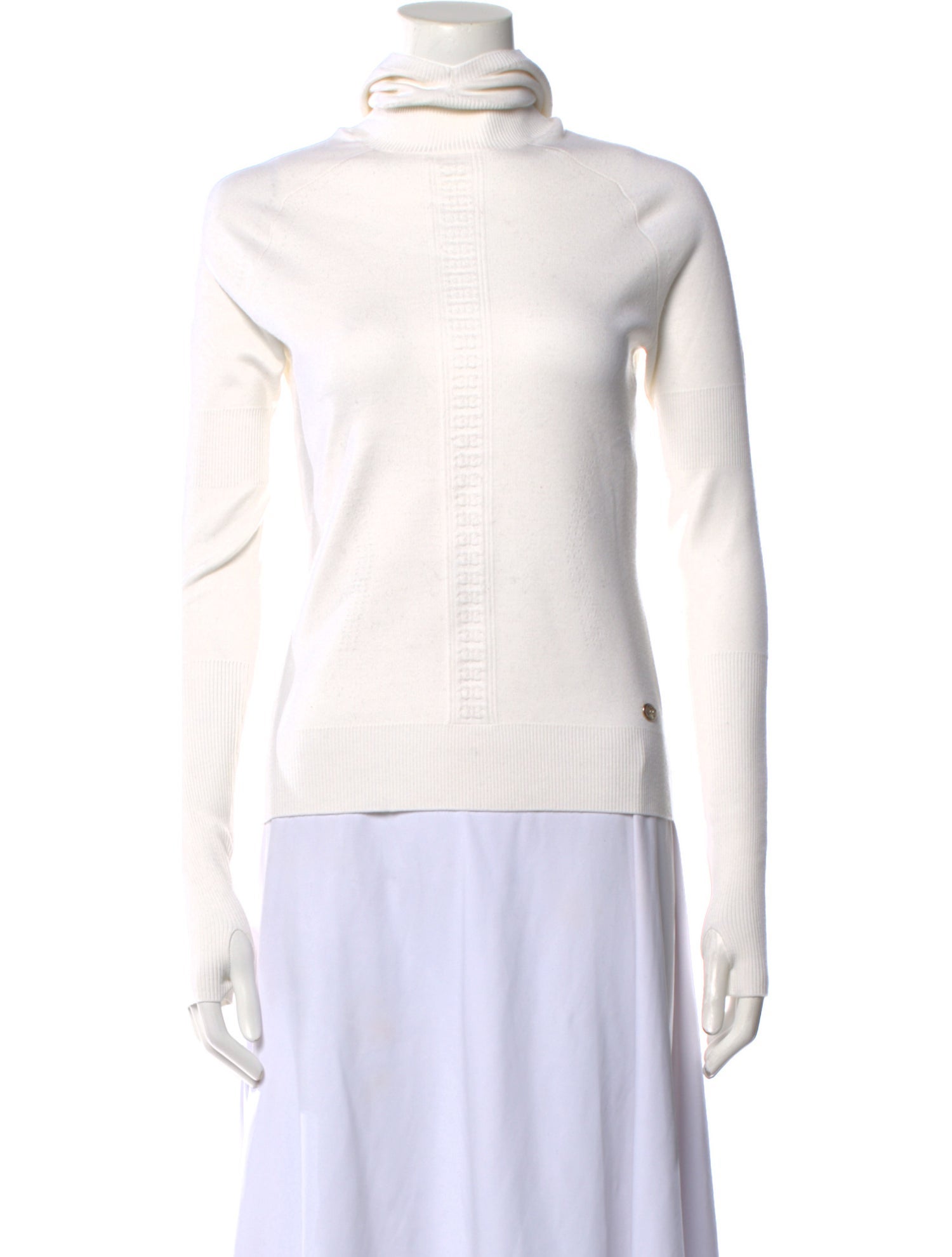 Chanel 2022 Cowl Neck Sweater