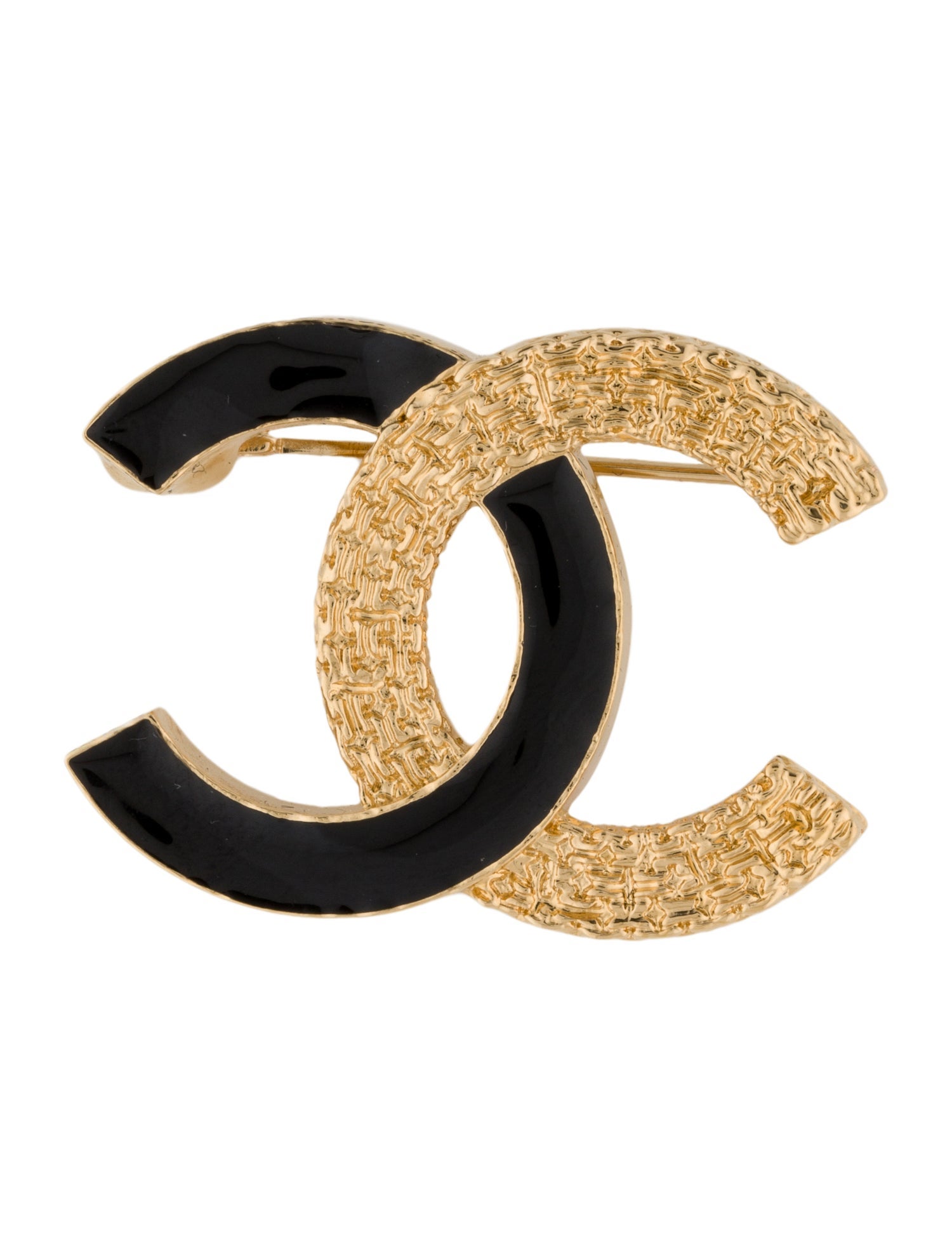 Chanel 2024 Enamel CC Logo Brooch