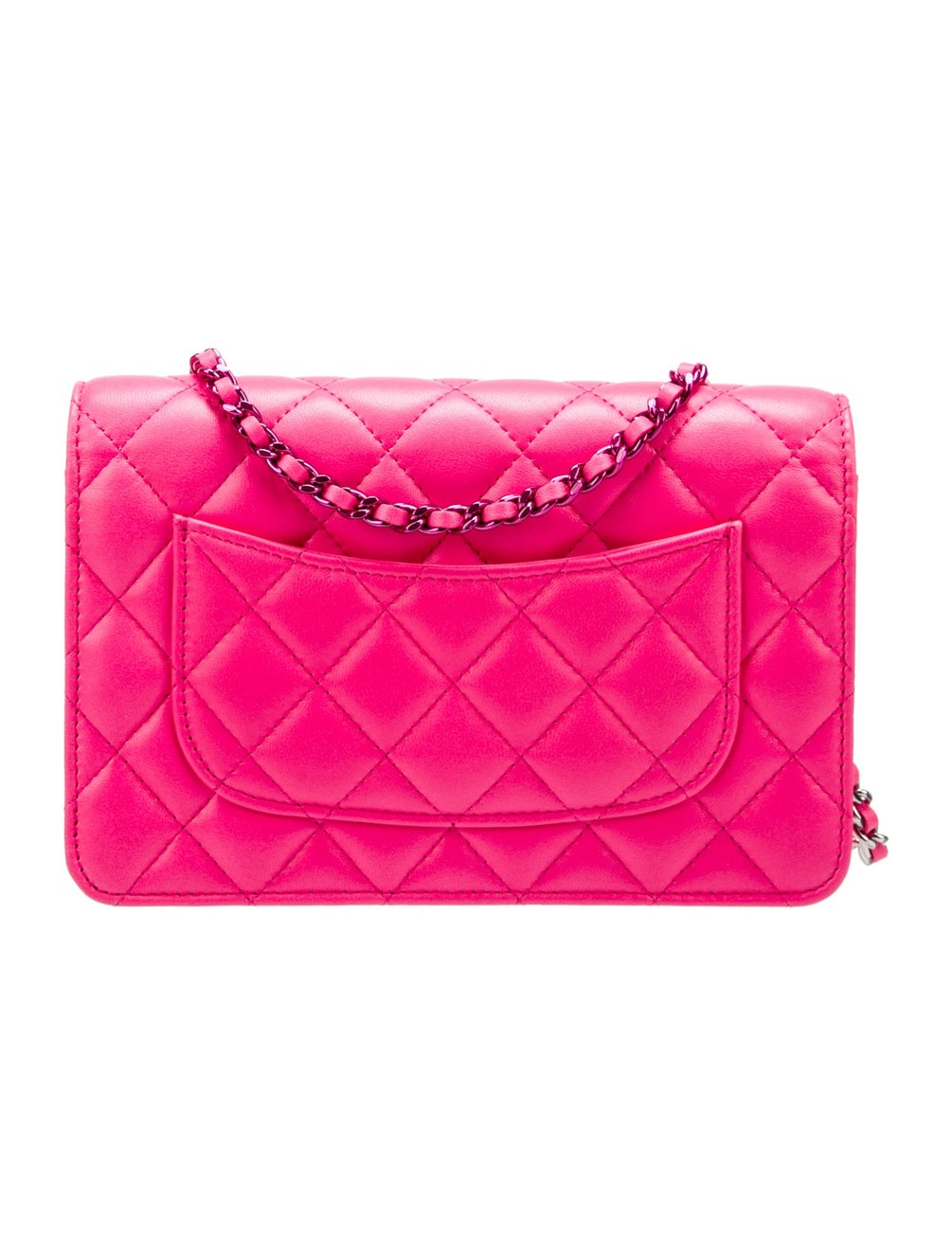 Chanel 2024 Classic Wallet on Chain Pink Crossbody Bags, Handbags