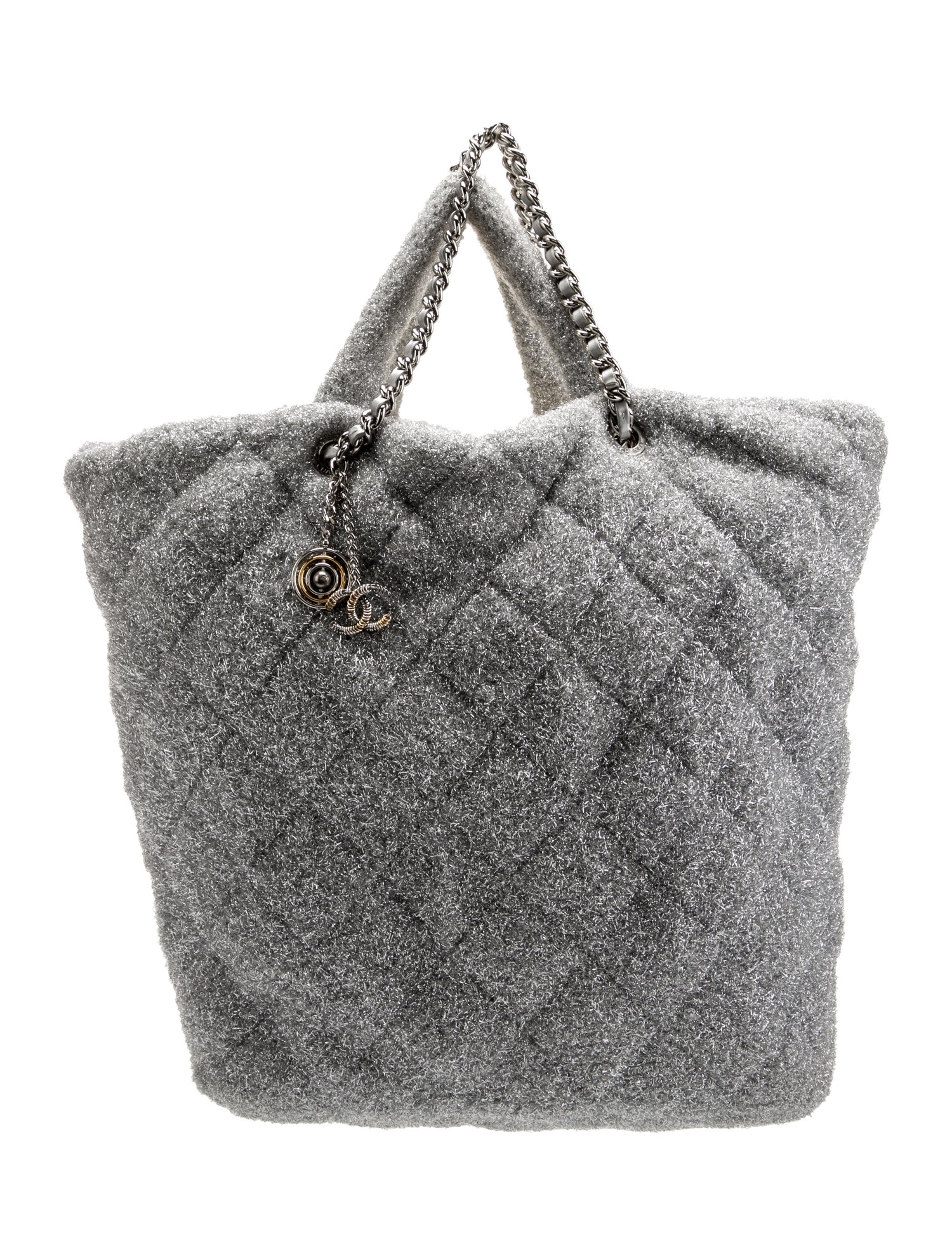 Chanel Pluto Glitter Shopping Tote