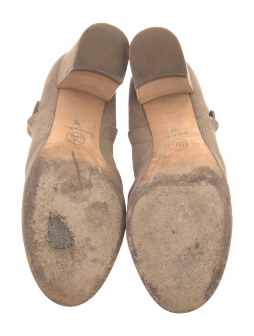 Chanel 2014 Chain-Link Accent Boots