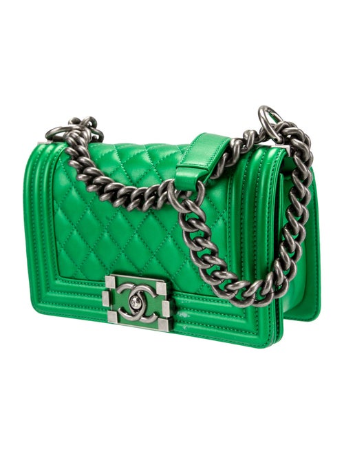 Chanel Metallic Small Boy Bag