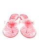 Chanel Interlocking CC Logo Rubber Flip Flops