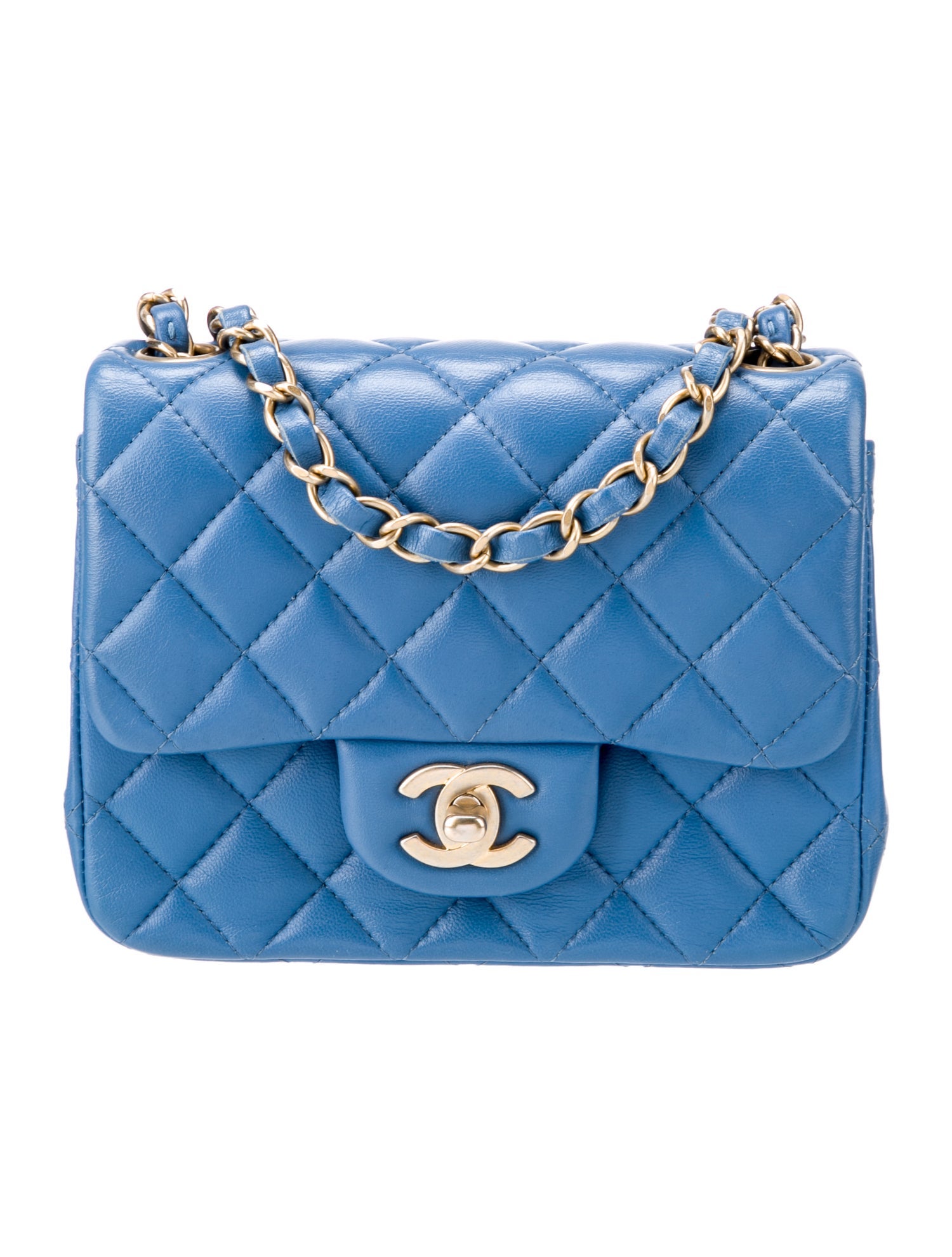 Chanel Coco Punk Chain Clutch Quilted