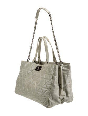 Chanel Quilted Boy Shopping Tote