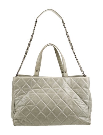 Chanel Quilted Boy Shopping Tote