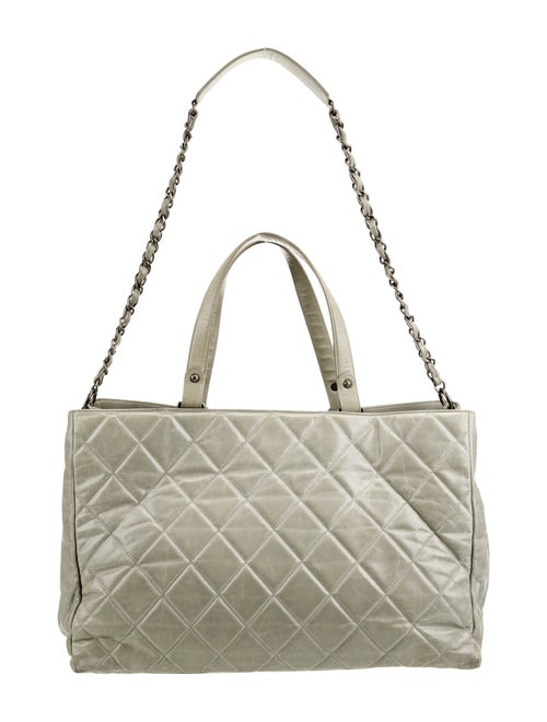 Chanel Quilted Boy Shopping Tote