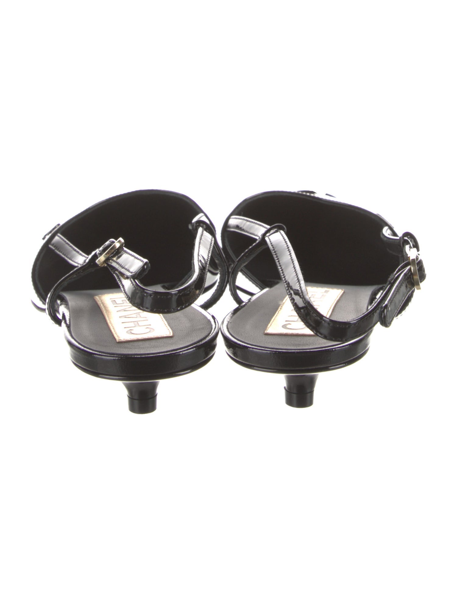 Chanel 2022 Interlocking CC Logo Slingback Pumps