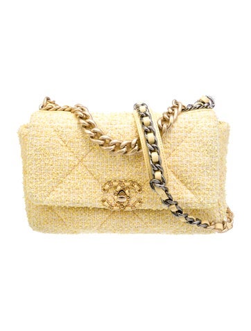 Chanel Shoulder Bags Medium Tweed 19 Flap Bag
