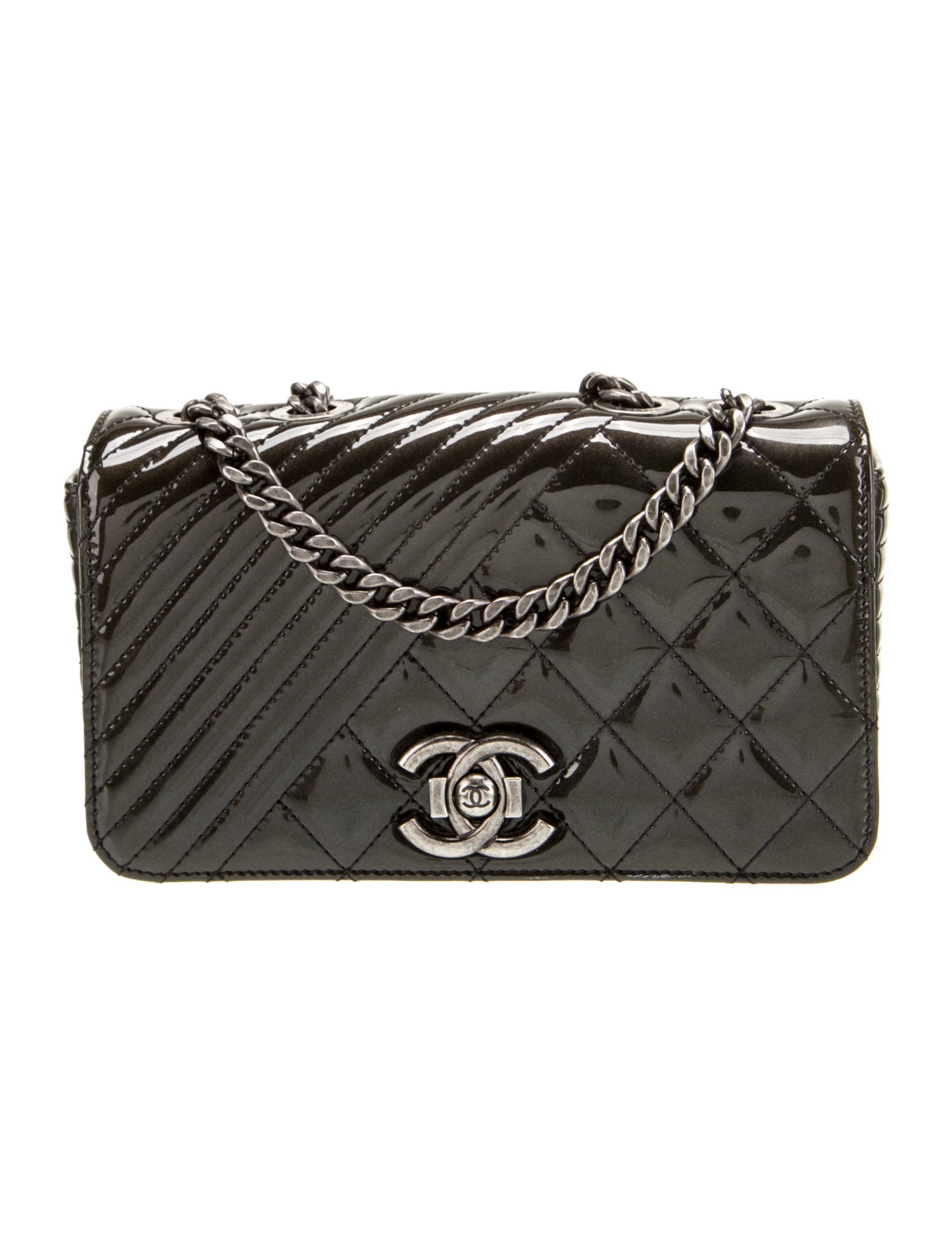 Chanel Small Patent Coco Boy Flap Bag