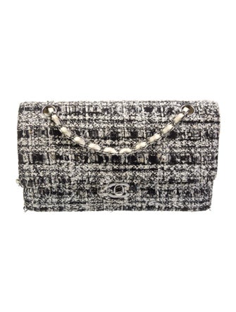 Chanel Medium Tweed Double Flap Bag