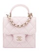 Chanel 2022 Mini Top Handle Flap Clutch