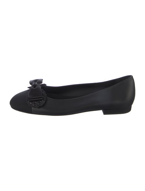 Chanel 2024 Interlocking CC Logo Ballet Flats