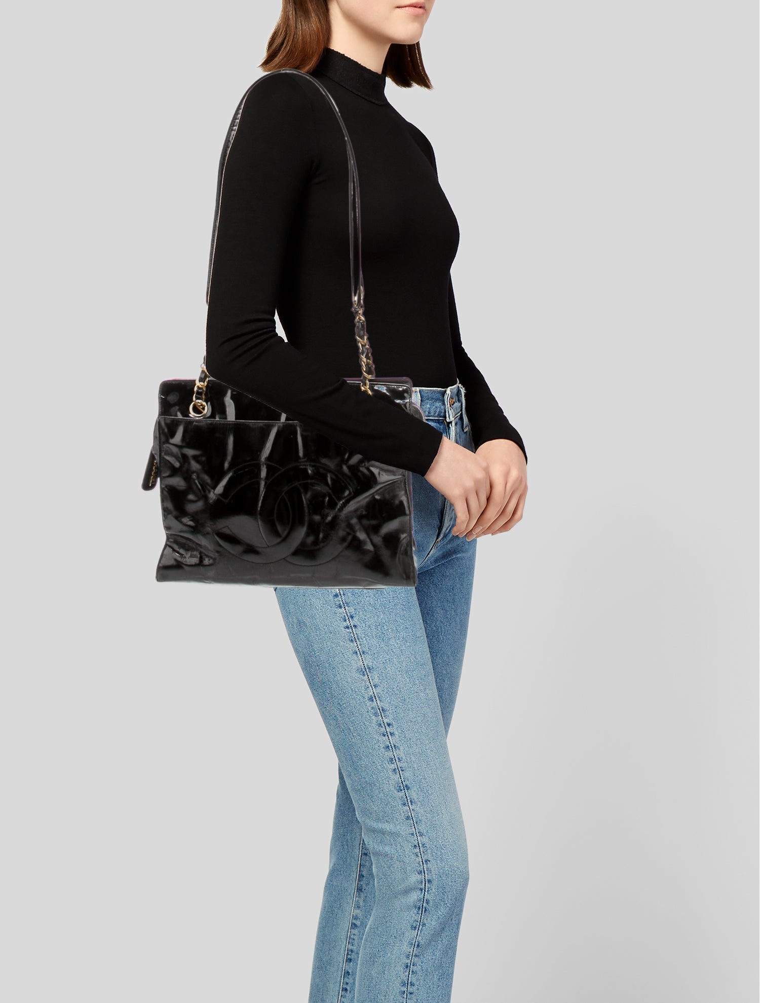 Chanel Patent Timeless CC Shoulder Bag