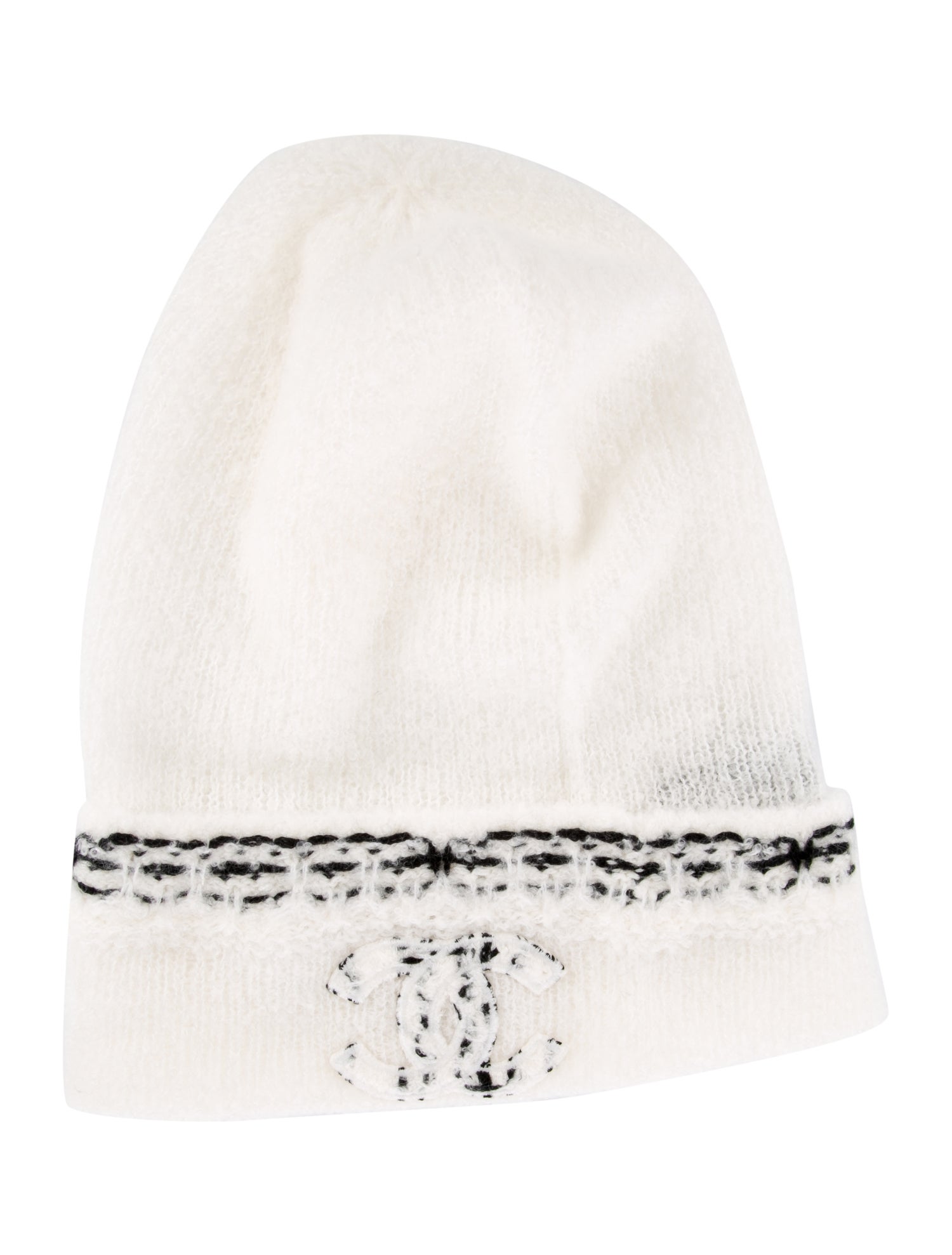 Chanel Cashmere CC Knit Beanie