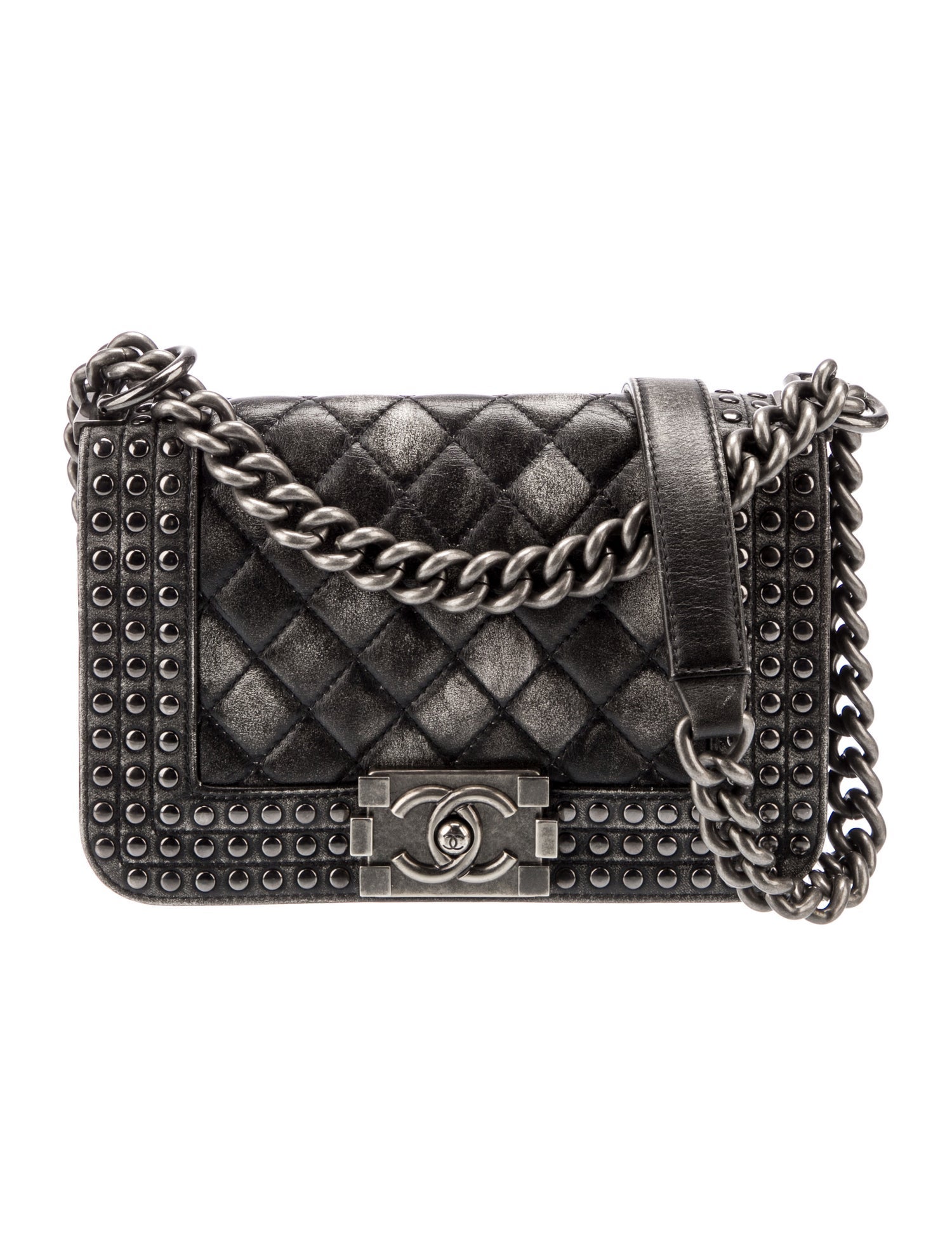 Chanel Paris-Dallas Studded Small Boy Bag