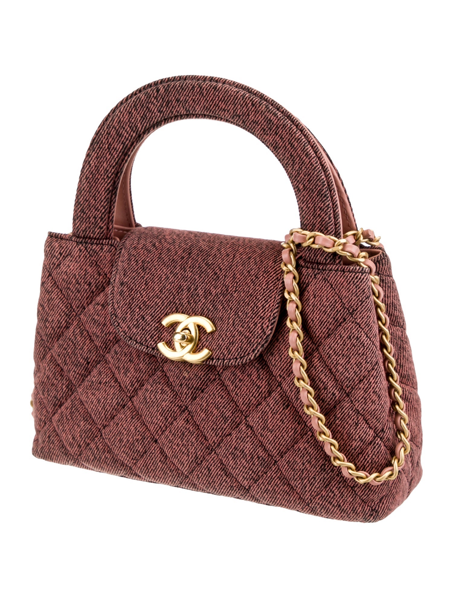 Chanel Denim Mini Kelly Shopper