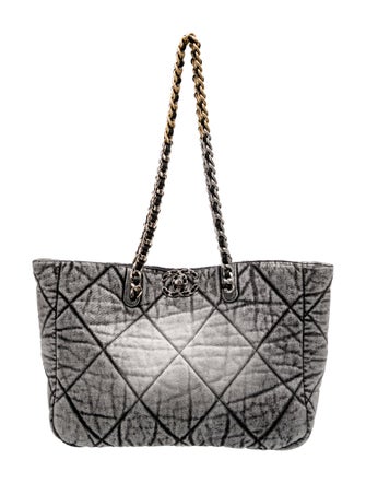 Chanel Denim 19 Shopping Tote