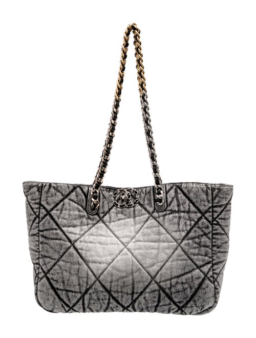 Chanel Denim 19 Shopping Tote