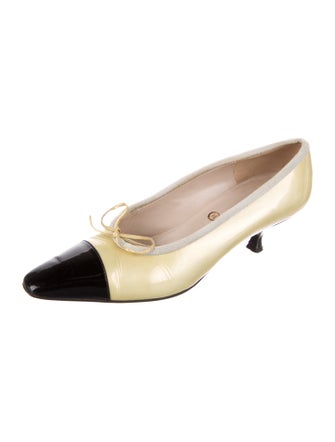 Chanel 1990's Patent Leather Pumps