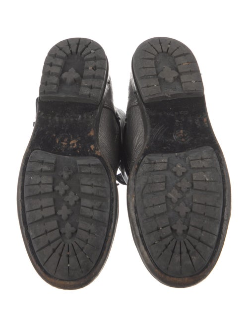 Chanel Interlocking CC Logo Calfskin Combat Boots