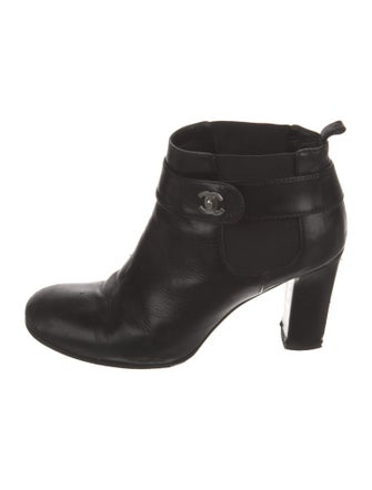 Chanel 2013 Interlocking CC Logo Boots