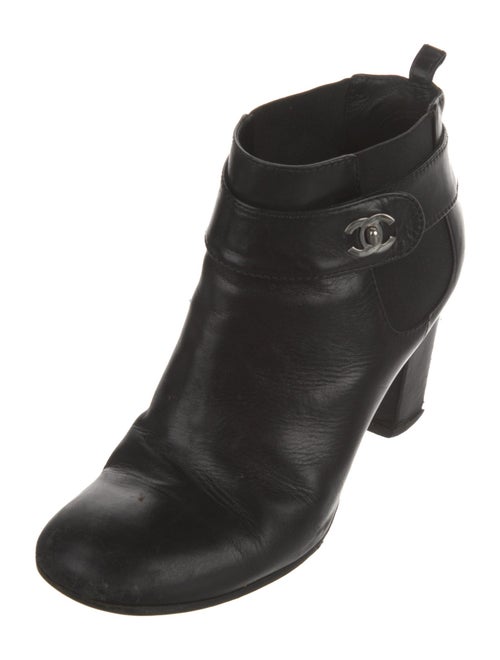 Chanel 2013 Interlocking CC Logo Boots