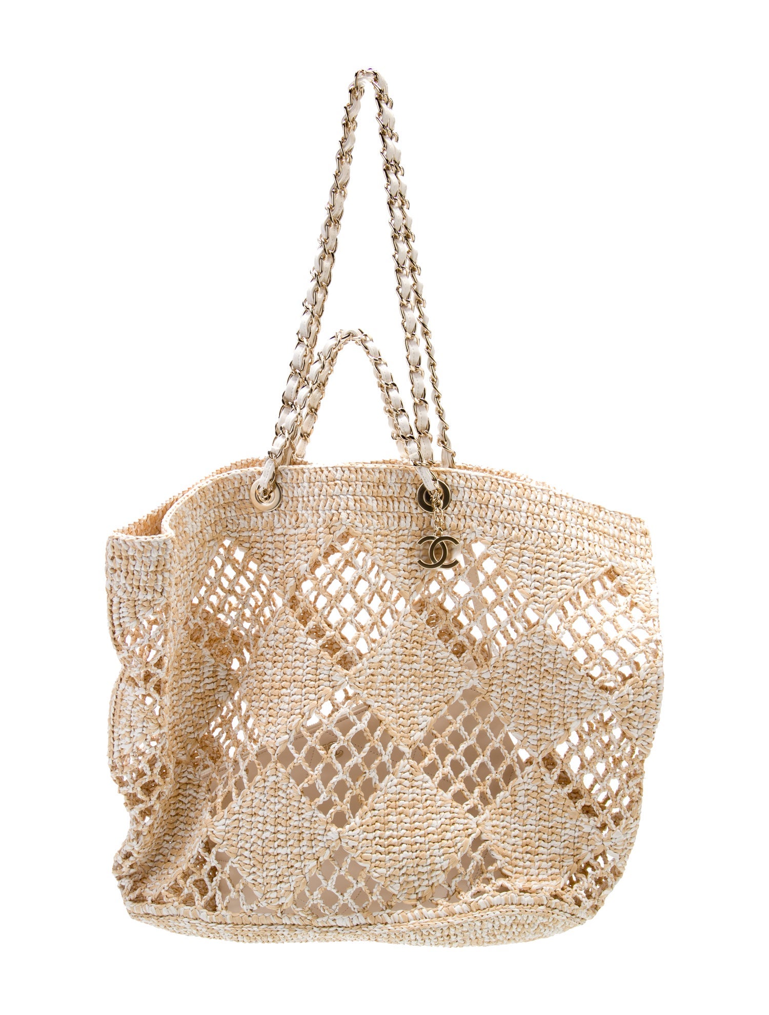 Chanel 2024 Coco Beach Raffia Tote - Neutrals Totes