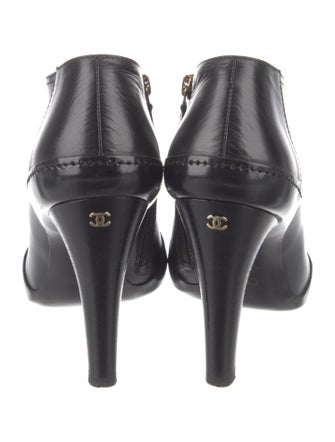 Chanel 2014 Interlocking CC Logo Boots