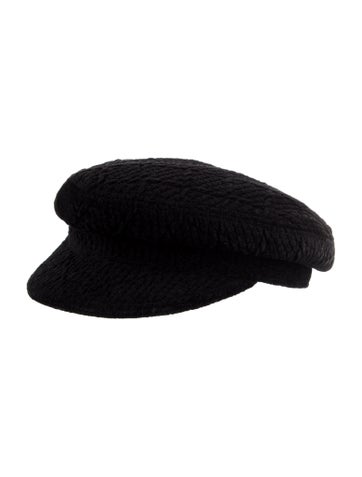 Chanel Hats 2022 CC Newsboy Hat
