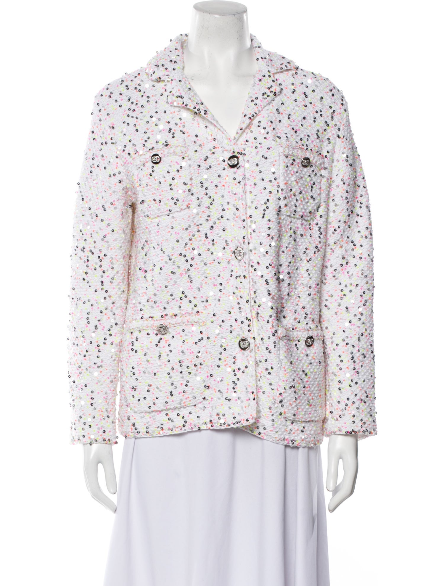 Chanel 2024 Sequin and Tweed Blazer w/ Tags