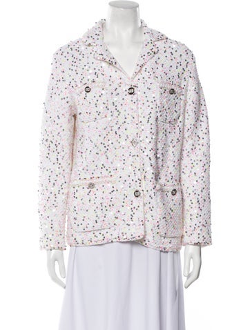 Chanel Jackets 2024 Sequin and Tweed Blazer Us4, Fr36 | S