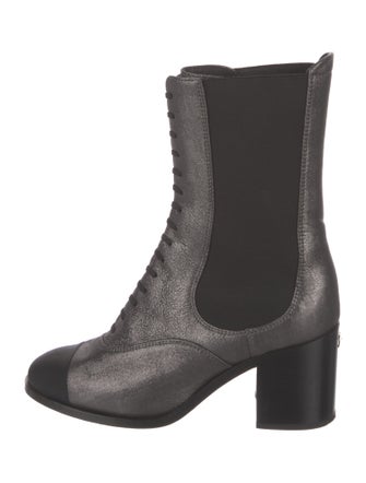 Chanel 2019 Interlocking CC Logo Combat Boots