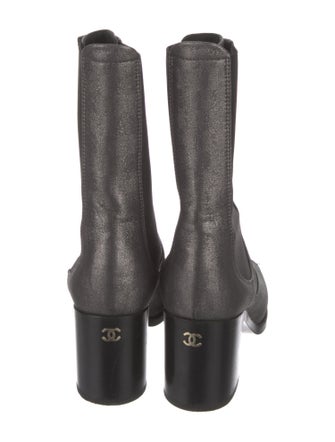 Chanel 2019 Interlocking CC Logo Combat Boots