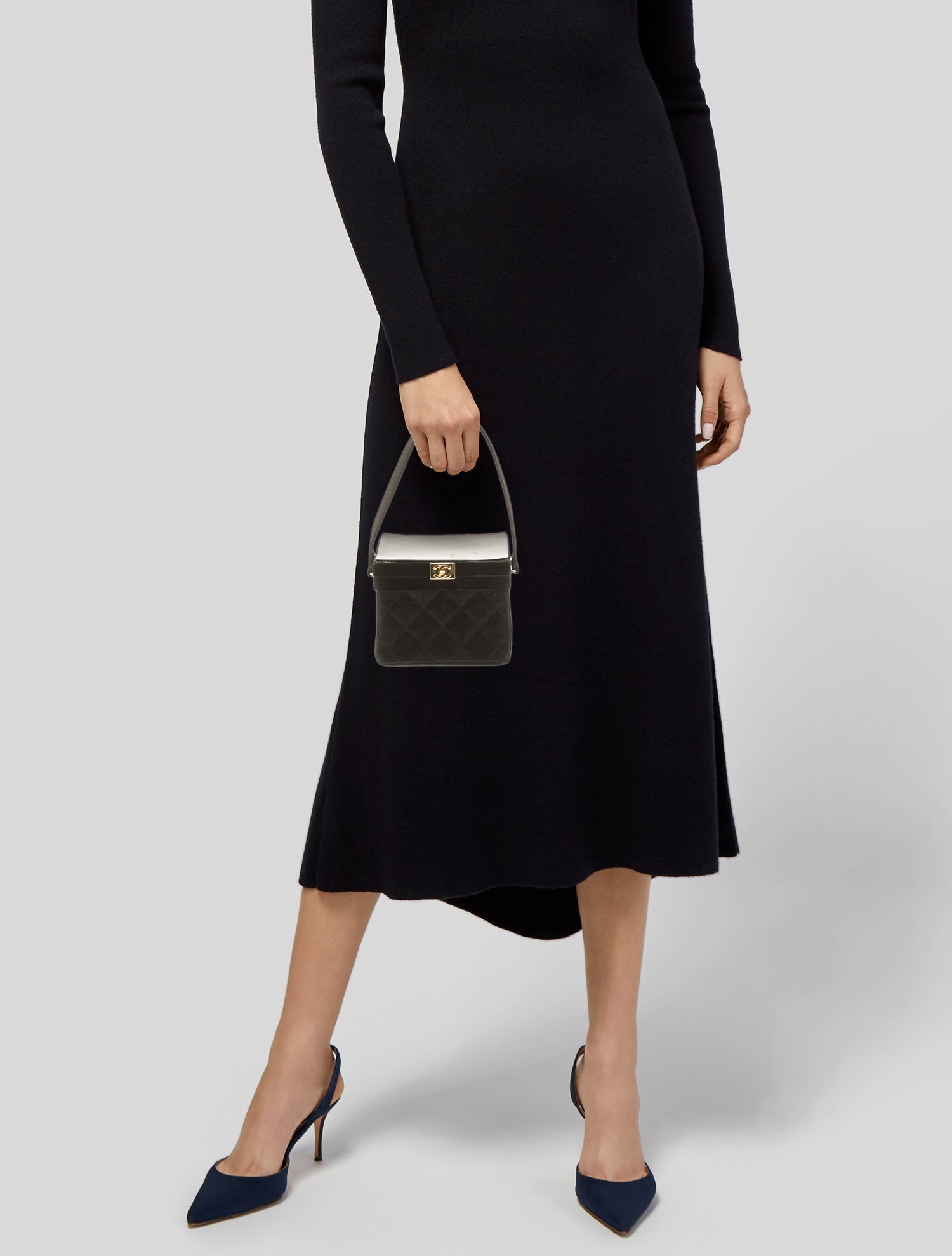 Chanel Satin Vanity Box Bag