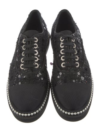 Chanel 2017 Interlocking CC Logo Sneakers