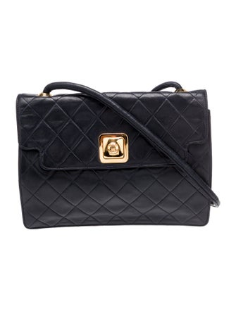 Chanel Quilted CC Square FLap Bag