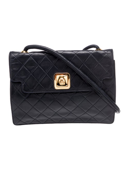 Chanel Quilted CC Square FLap Bag